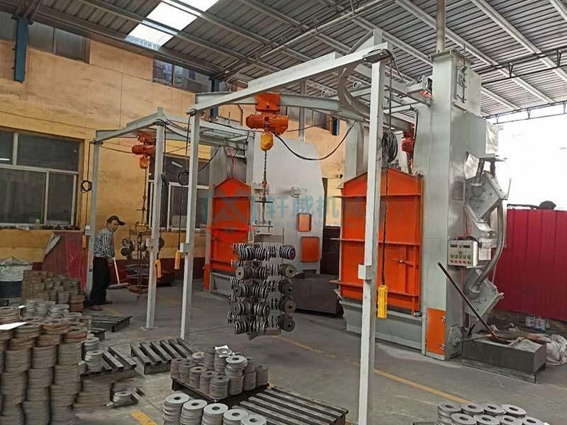 一体式挂钩抛丸机