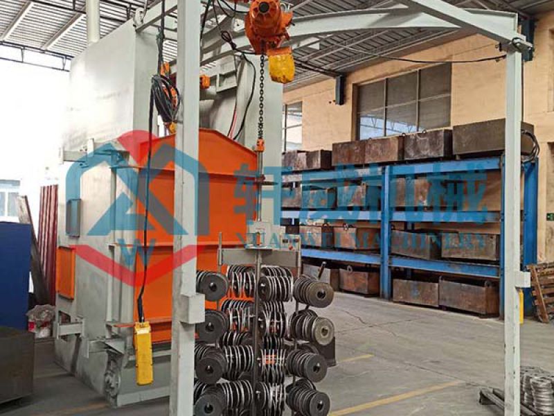 悬挂式抛喷丸一体机