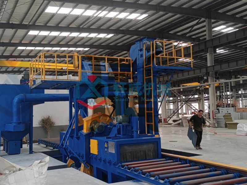 暖气片辊道通过式抛丸机