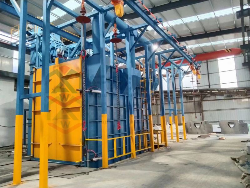 步进通过式悬链抛丸机