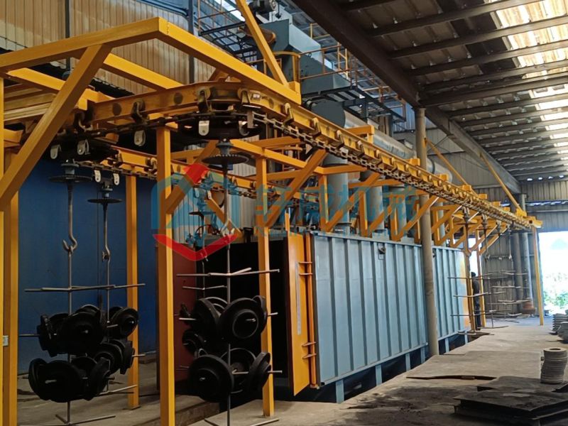 汽车轮毂悬链式抛丸机