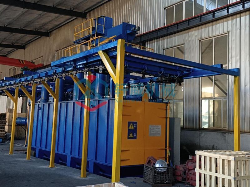 Q58积放链悬链通过式抛丸机