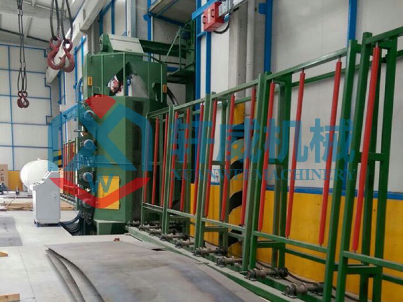 板材斜面通过式抛丸机