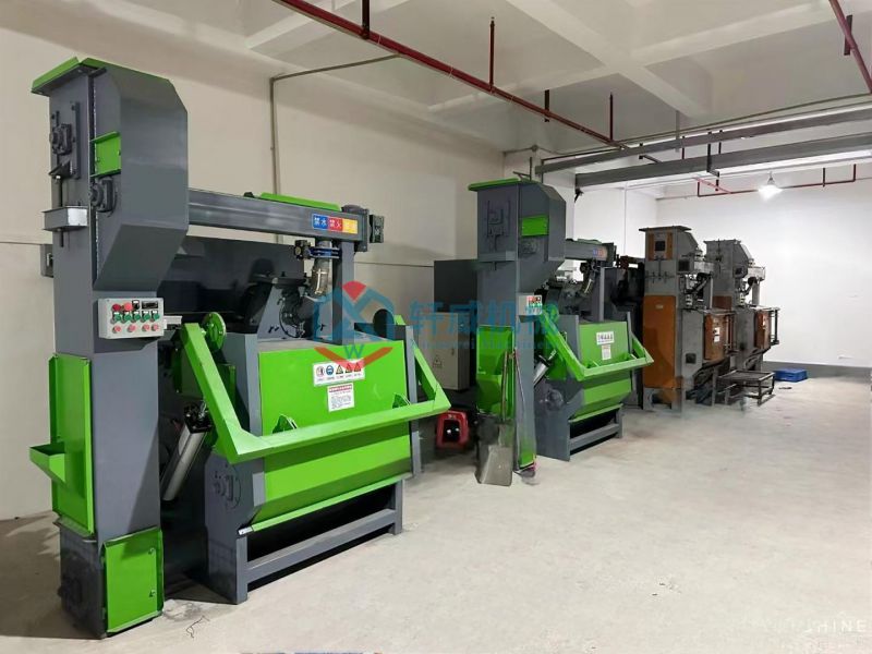 Q3210履带抛丸机（带气动大门）