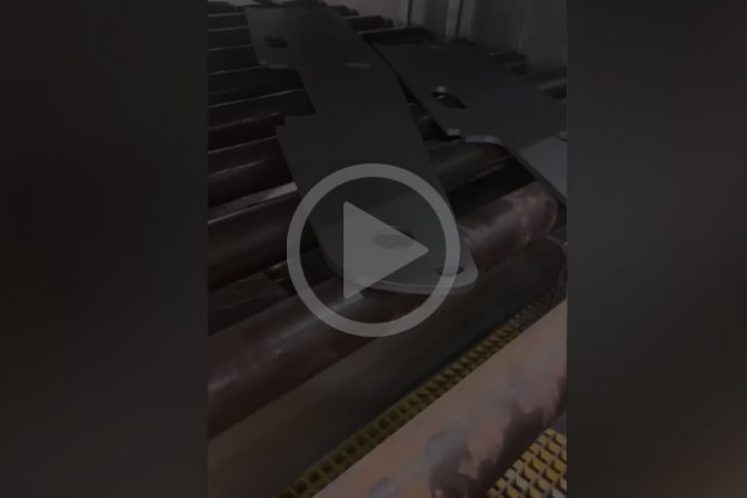 异型件抛丸效果