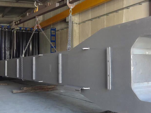 钢构件抛丸效果