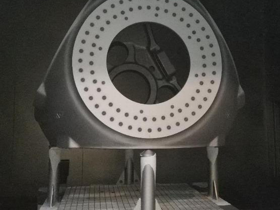 吊钩抛丸机工件效果