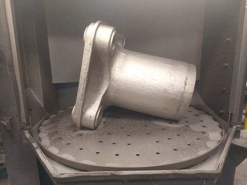 转台抛丸机工件效果