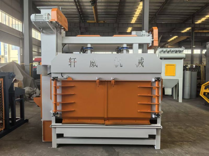 双抛头履带式抛丸机