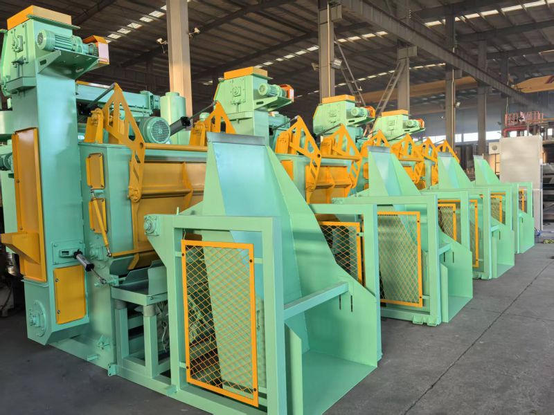 Q3210自动上下料履带式抛丸机