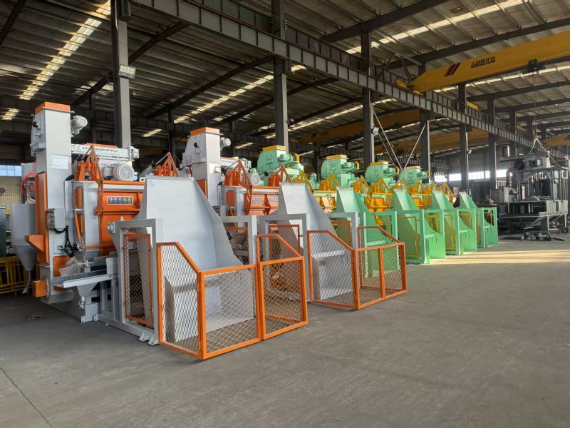 履带式自动上下料抛丸机