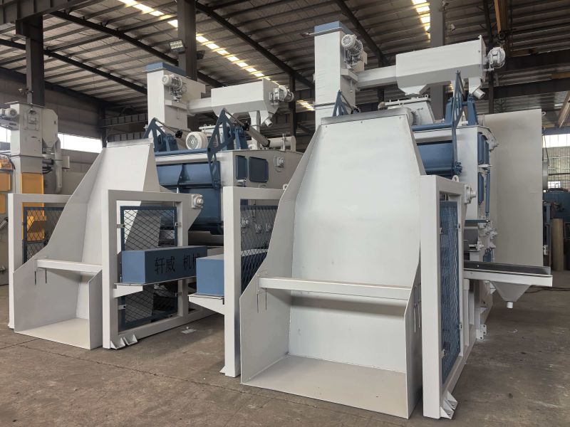 全自动上下料履带抛丸机